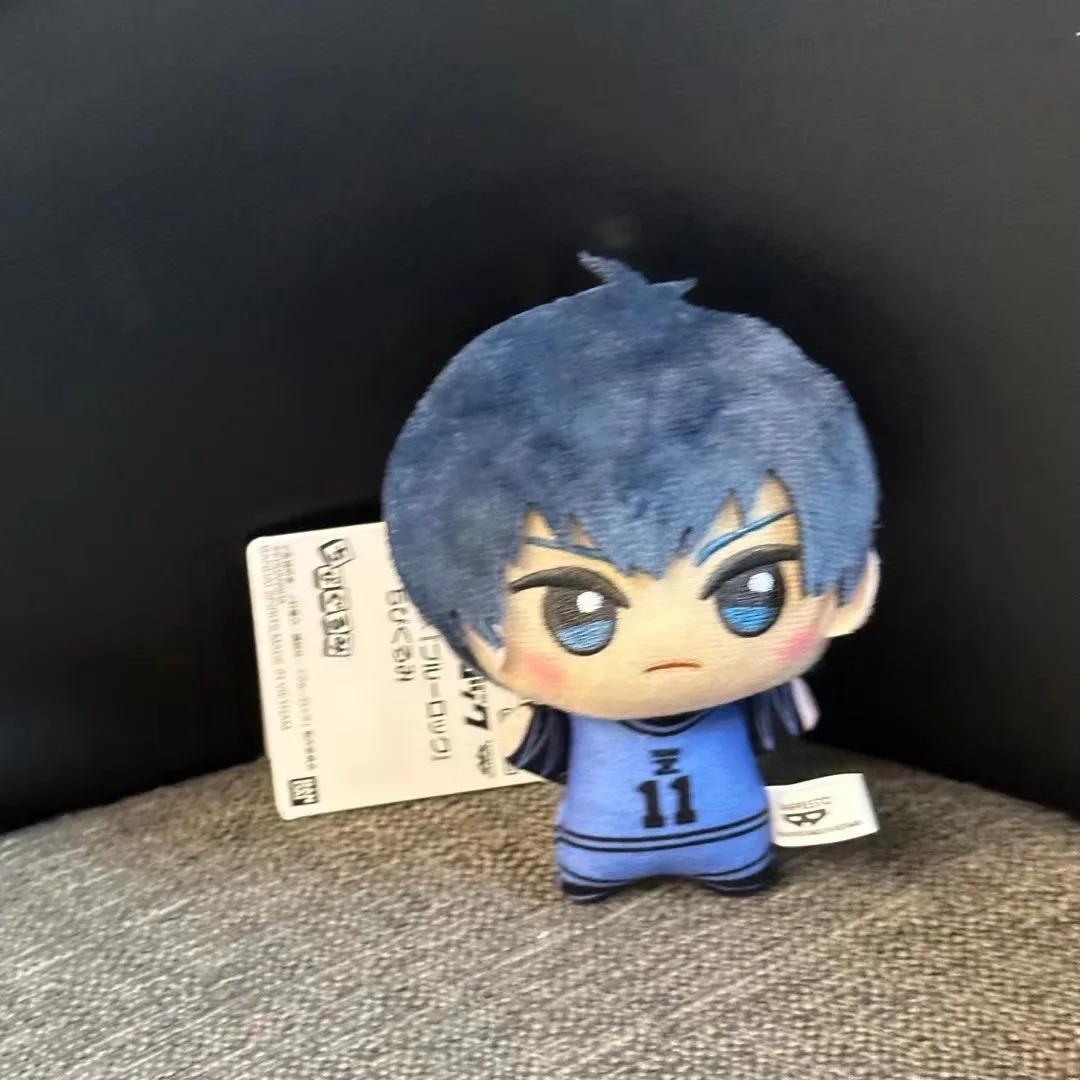 New10cm Blue Lock Plush Toy KeyChain Pendant Nagi Seishiro Chigiri Hyoma Gagamaru Gin Action Figure Soft Bag Pendant Gifts