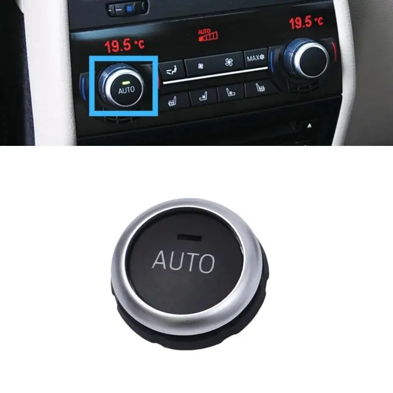 Rear Air Conditioning Temperature Adjustment Rotation Knob Control Button For BMW 5 6 7 Series F10 F18 F06 F12 F07 F15 F01 F02 Automotive Interior Accessories Car Accessory
