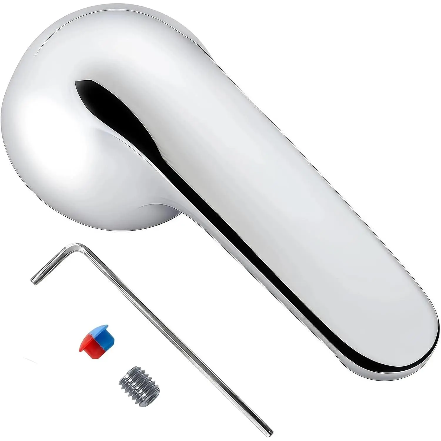 H79 Shower Handle,Shower Handle Replacement | for 13/14 Series Tub Faucet /Shower Handle Monitor Faucet,Single Metal Lever Handle Kit,Chrome
