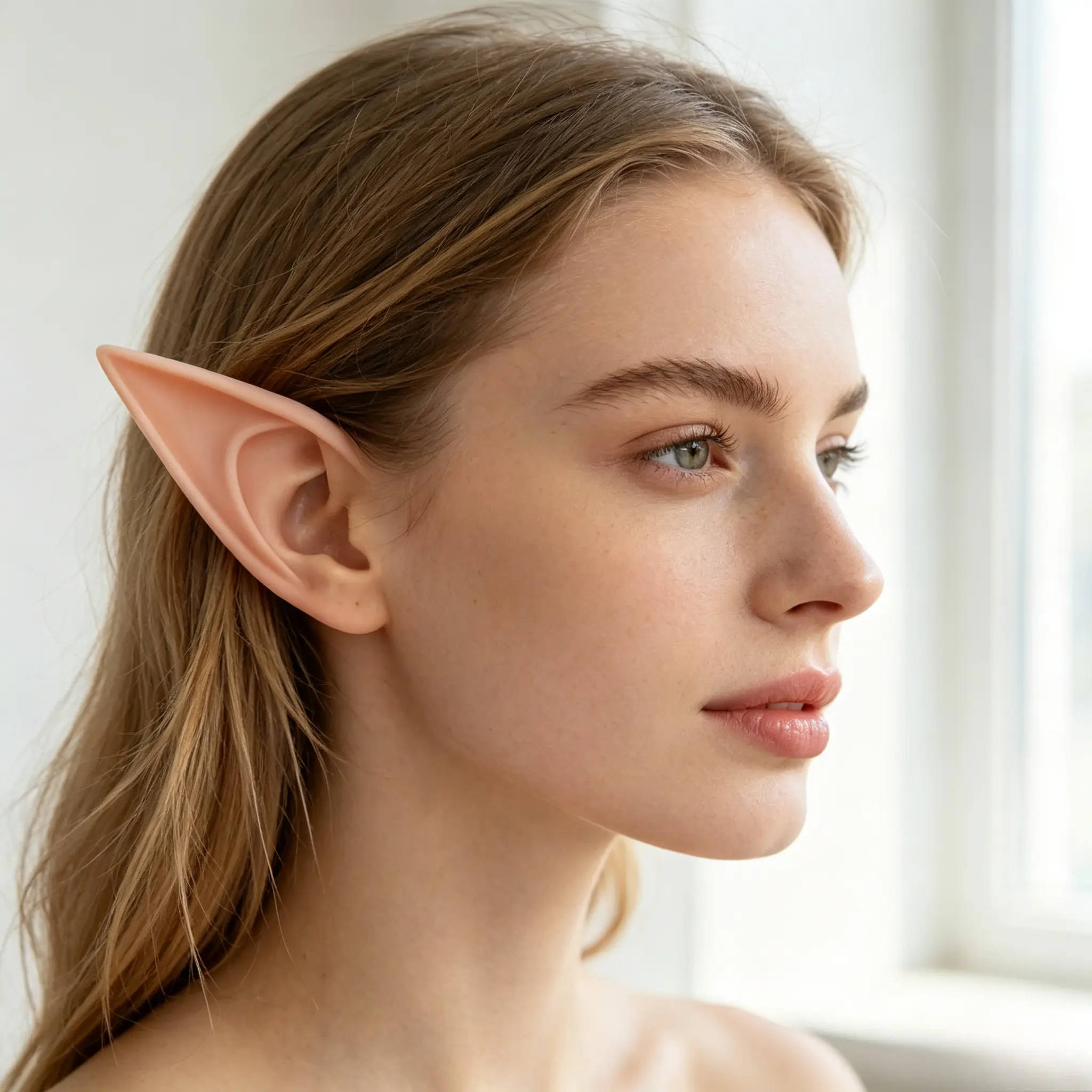 Multi-Size Elf Ears Cosplay Props - 1/2/4 Pcs Soft Silicone Fairy Shape Dress-Up Aid, Halloween & Christmas Costume Accessories for Party Use, Angel, Cartoon, Halloween Party, Fake Ears, Costume Aid, Cosplay Costume Accessories