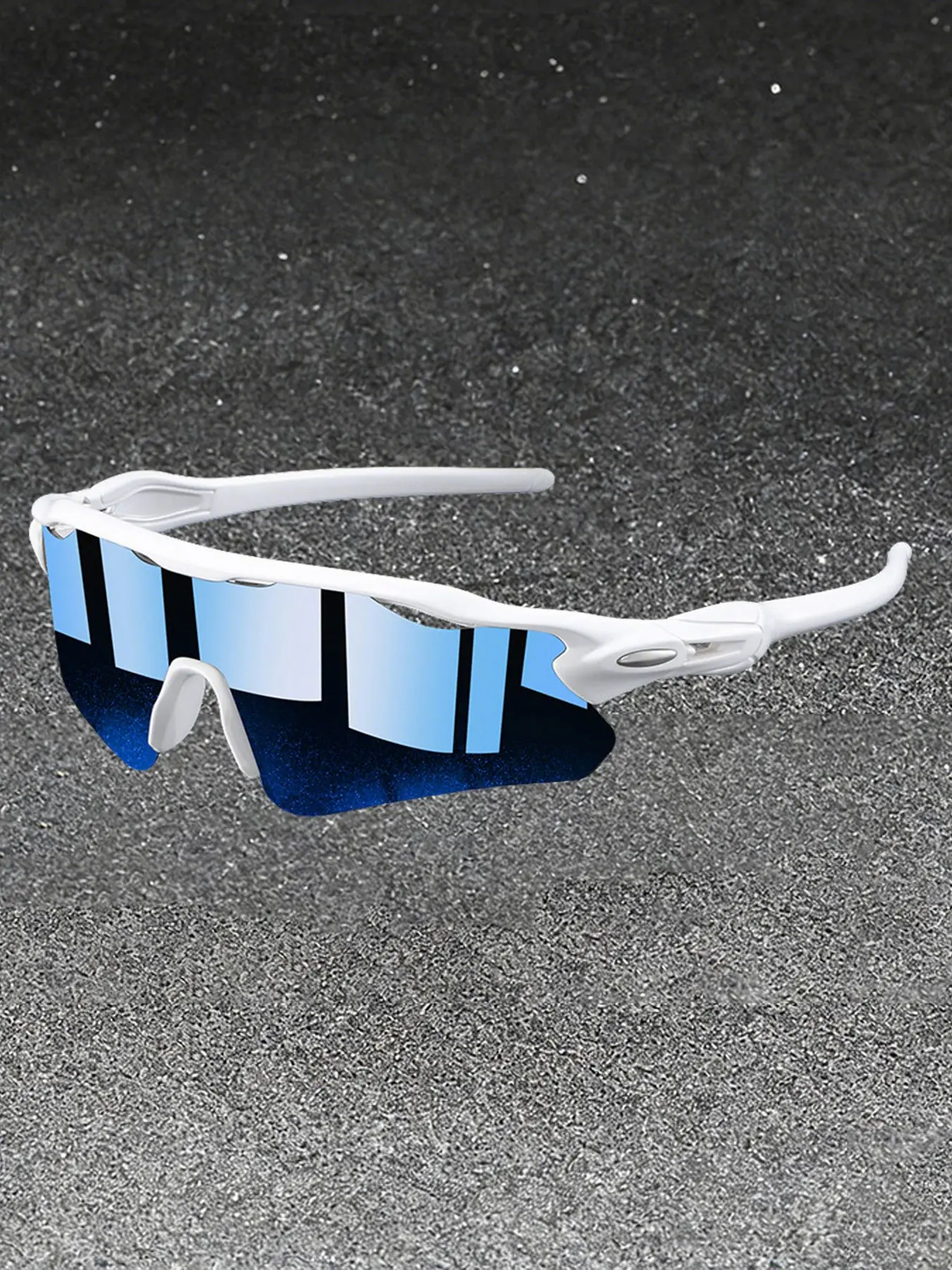 2K future technology style fashion half frame glasses,suitable for both men and women,provide multiple color options, suitable for various outdoor sports scenarios such as cycling,mountaineering,running,fishing,baseball,etc,Sporty Eyewear