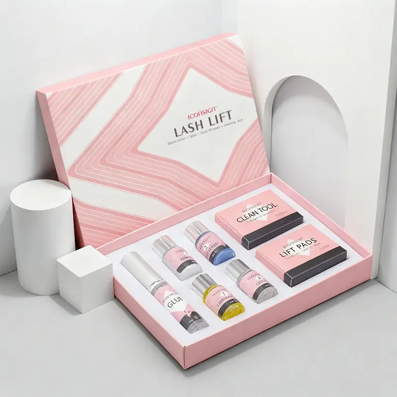 Keratin Eyelash & Eyebrow Perm Kit, TikTok-Inspired Long-Lasting Curl Styling Tool, Gentle Formula for Professional Salon Results at Home (Beauty & Personal Care Makeup Set)