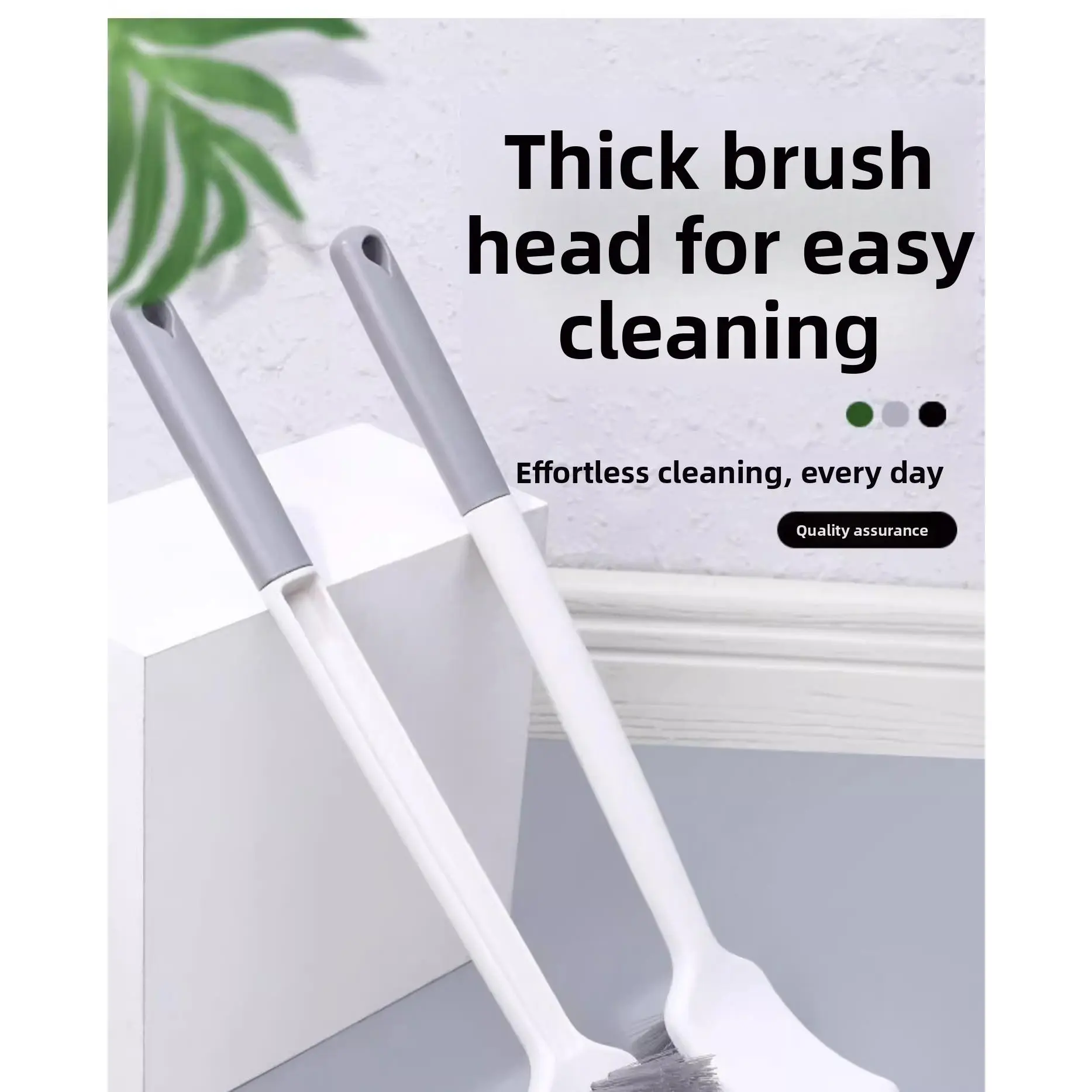 Japanese toilet brush with no dead corners, household soft bristle long handle toilet brush, bathroom supplies wall mounted cleaning brush