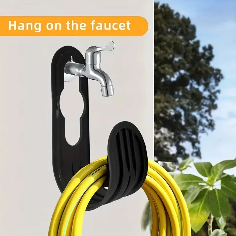 Water pipe hook bracket, garden water pipe hanger, garden watering pipe hook wall mounted neat bracket