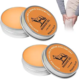 Nerve Relief Balm & Joint Muscle Soothing Cream: Fast-Acting Natural Herbal Formula for Tingling, Burning & Stiffness| Pain Relief for Daily Body Care (2pcs)