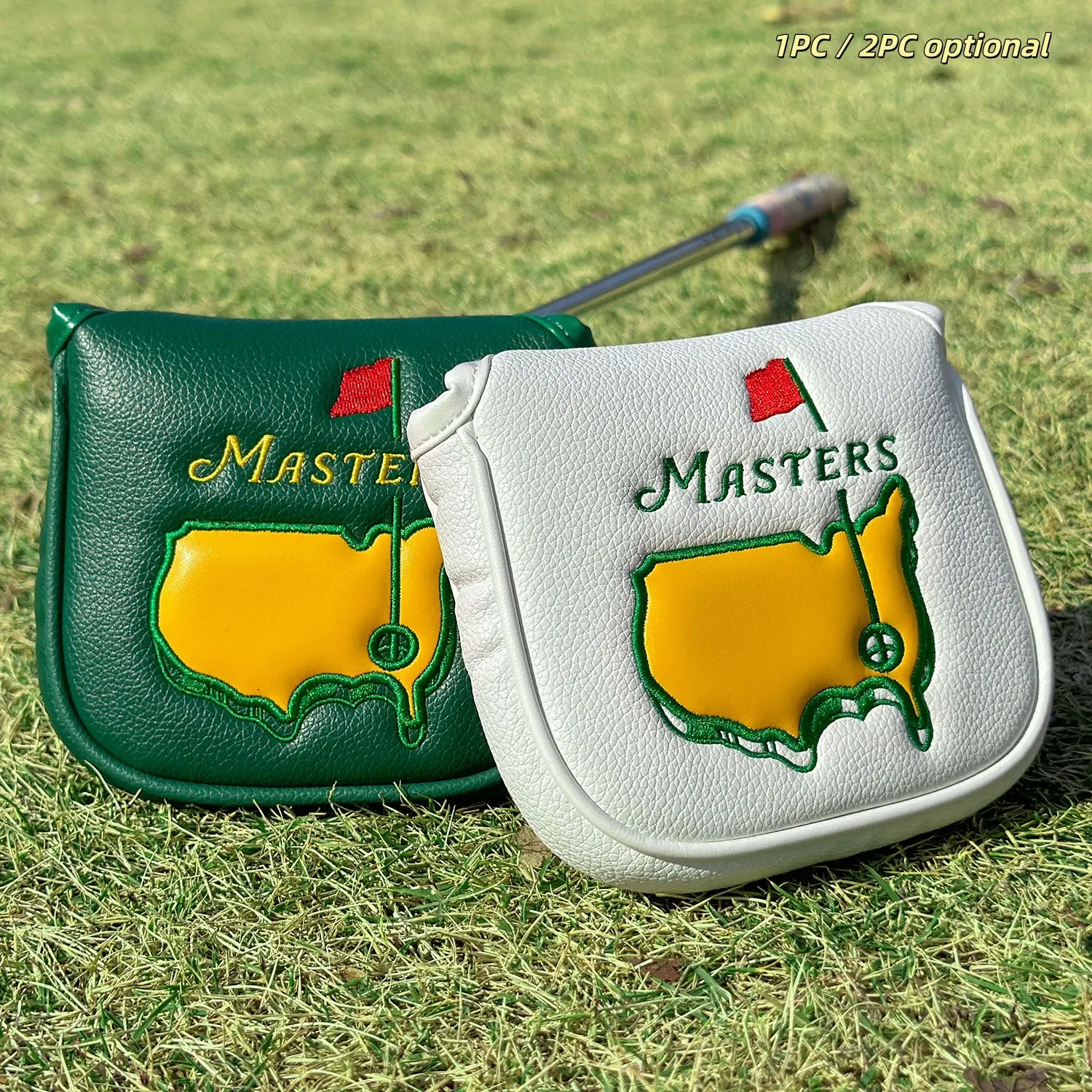 Funny Golf Mallet Putter Headcover with Soft Fleece Lining, Magnetic Closure, Perfect Gift for Golf Enthusiasts, Humorous Design, Golf Accessory