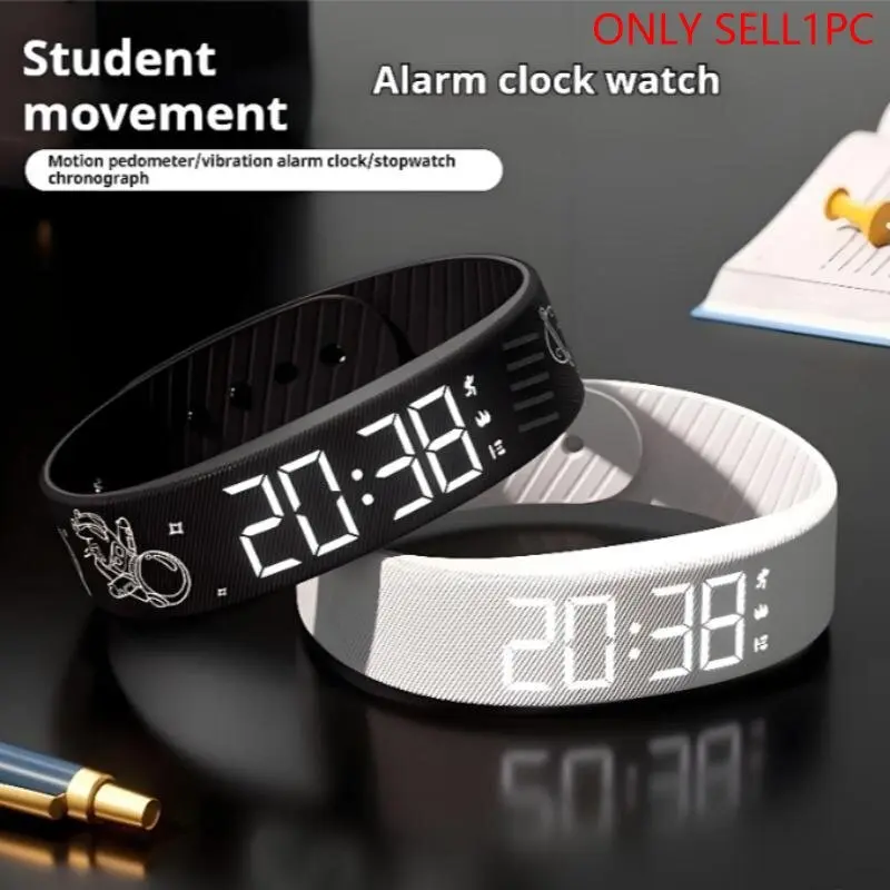 New Multifunctional Fashionable Unisex Digital Electronic Watch, Alarm, Pedometer, Timer, Night Light, Wearable Sports Watch, Gift Idea, Fitness Tracker