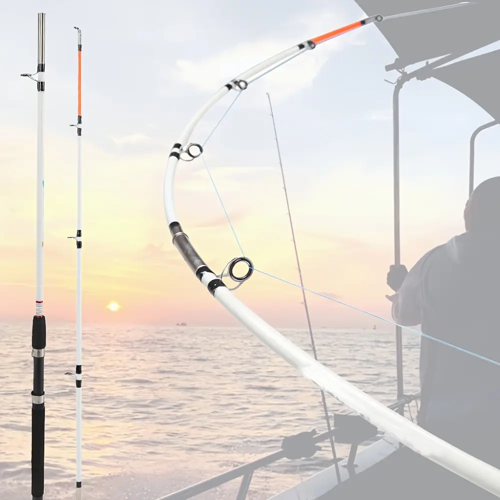 2 Sections Offshore Slow Jigging Rod Spinning Boat Rod sea fishing rod 2.1M 30-50LB