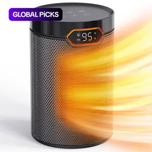 Portable Space Heater, Warming Heater, 1500w Ptc Ceramic Fast Heating, Adjustable Thermostat, 24-Hour Timer, Ideal for Home Office Dormitory