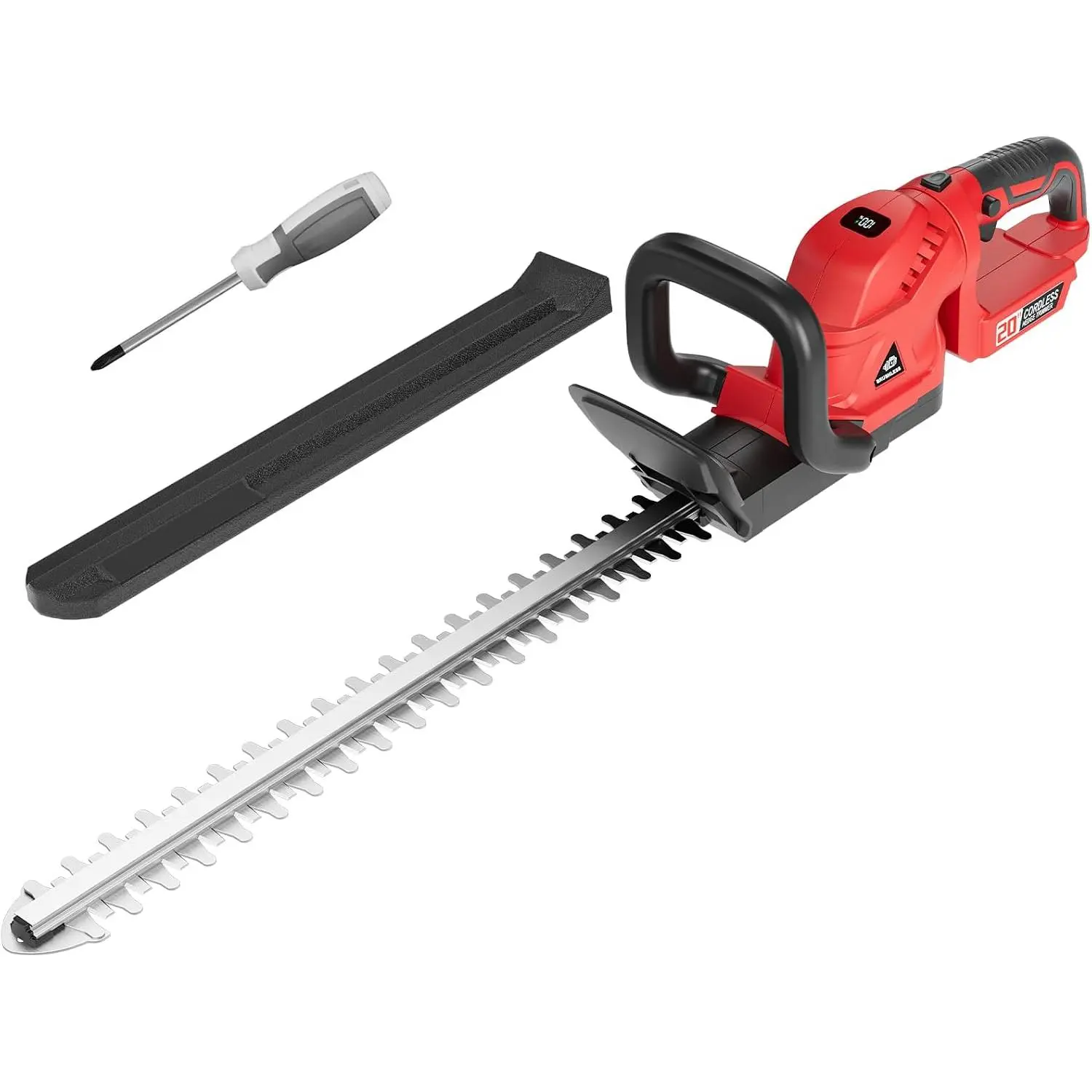 Cordless Hedge Trimmer with Rotatable Handle for Milwaukee M18 Battery, 52cm Brushless Motor Trimmers Battery Powered, Electric Hedge Trimmer Cordless Bush Trimmers for Garden(Battery Not Included)