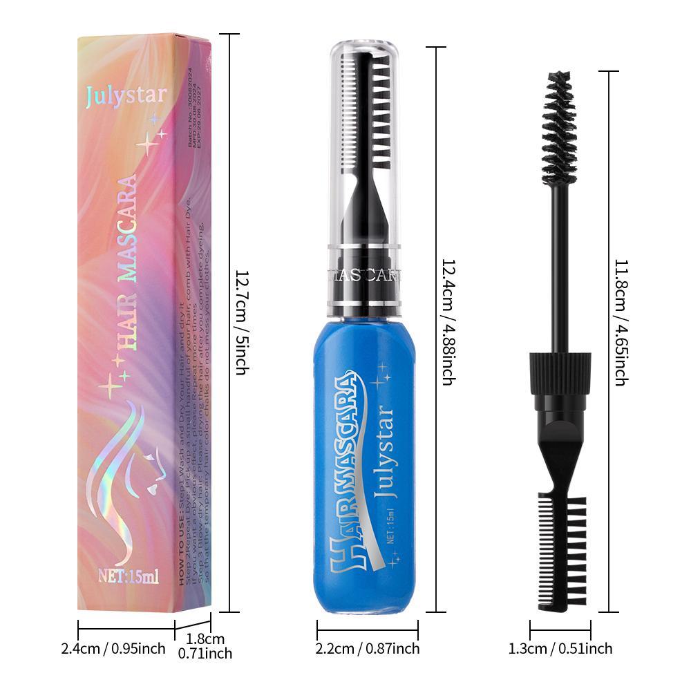 Temporary Hair Dyeing Cream, Hair Coloring, Long Lasting Hair Dyeing Mousse, Easy Application for Parties and Cosplay, Hair Styling Product for Men and Women, Unisex, Unisex Formula