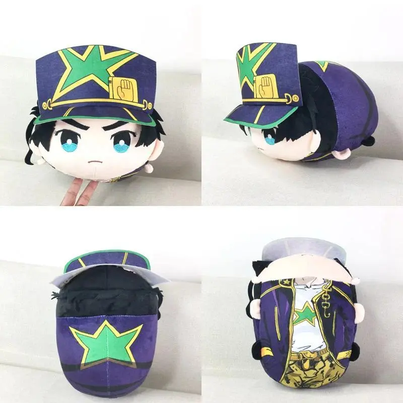 20cm JoJos Bizarre Adventure Plush Pillow Cushion Higashikata Josuke Giorno Giovanna Cosplay Stuffed Doll Anime Fans Toy