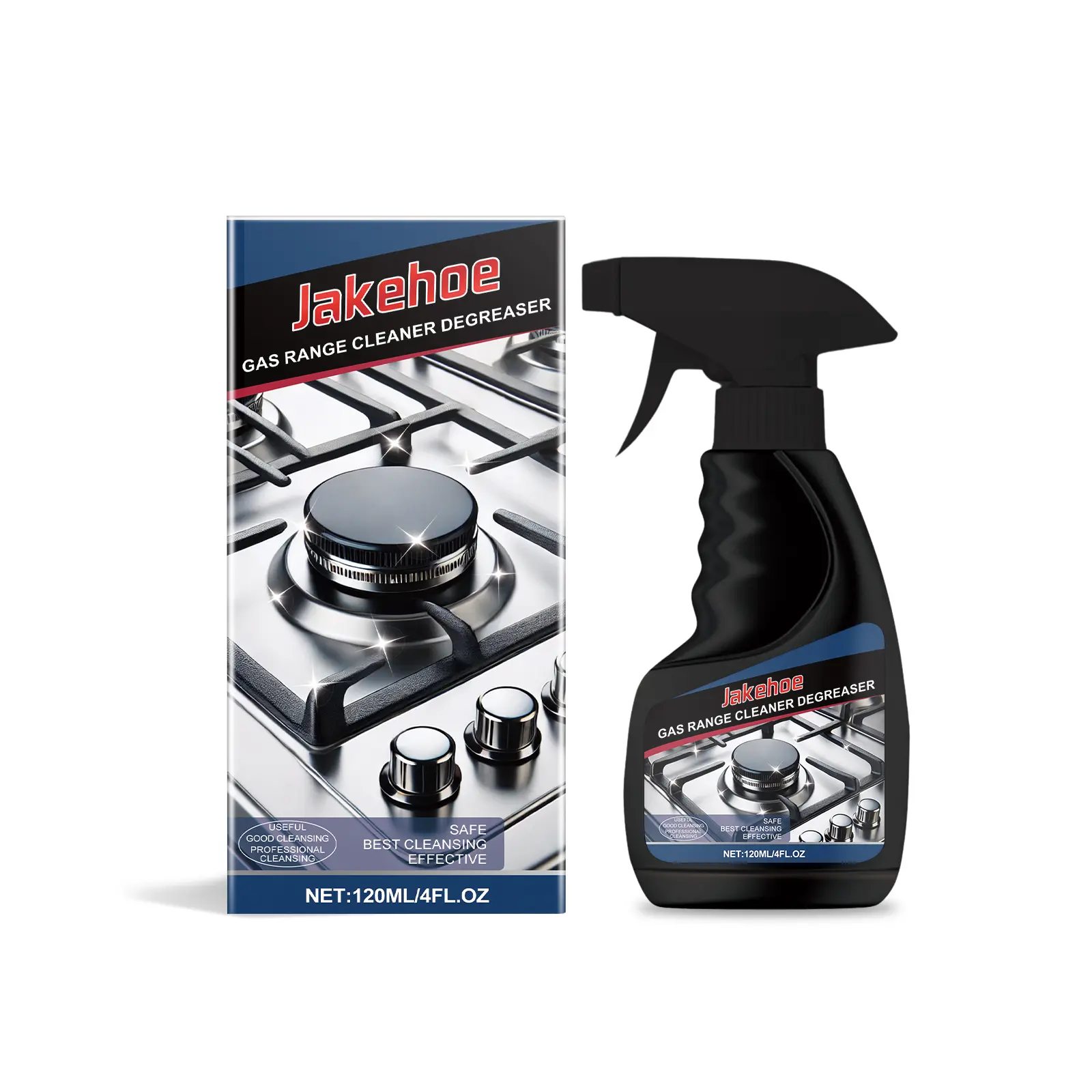 Gas stove cleaner, multifunctional grease remover for gas stoves, makes the stove shine like new