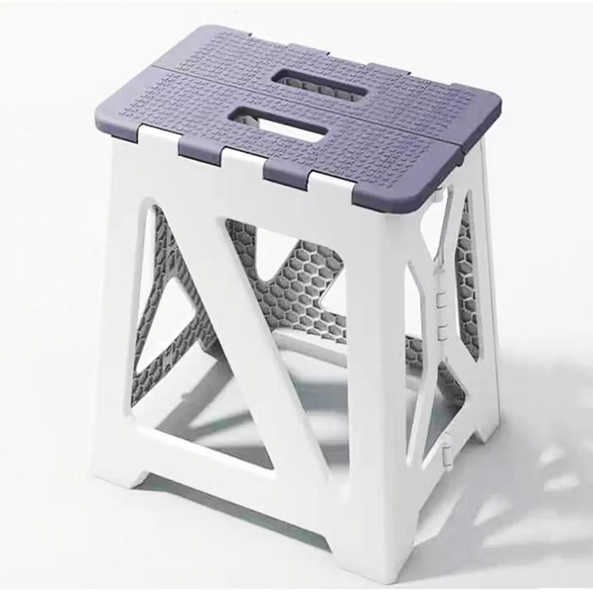 Foldable Bath Shower Safety Chair Seat Grey, Foldable and Anti-Slip Bench Bathtub Stool for Elderly or Seniors, Foldable ShowerChair 15.7" H Grey, Seat Size 12.4" x 8.3"
