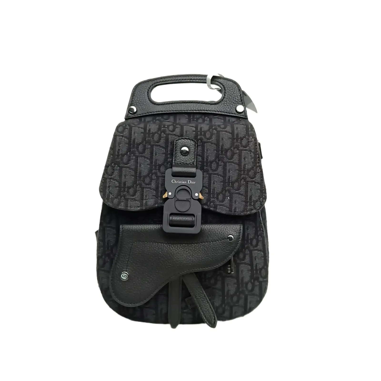 Pre-owned Dior 【alea】Gallop Backpack Mini 19 Black P236274302