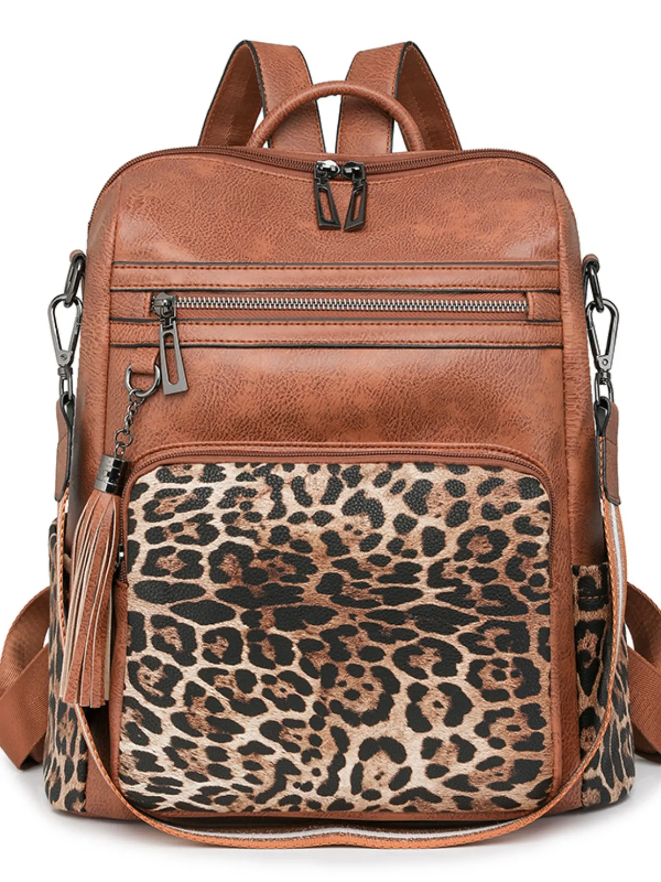 Vintage Fashion Women's Backpack, Large Capacity Shoulder Bag, Stylish Commuter Bag, Multi Functional Backpack, Versatile Outdoor Bag, Elegant Lady Backpack