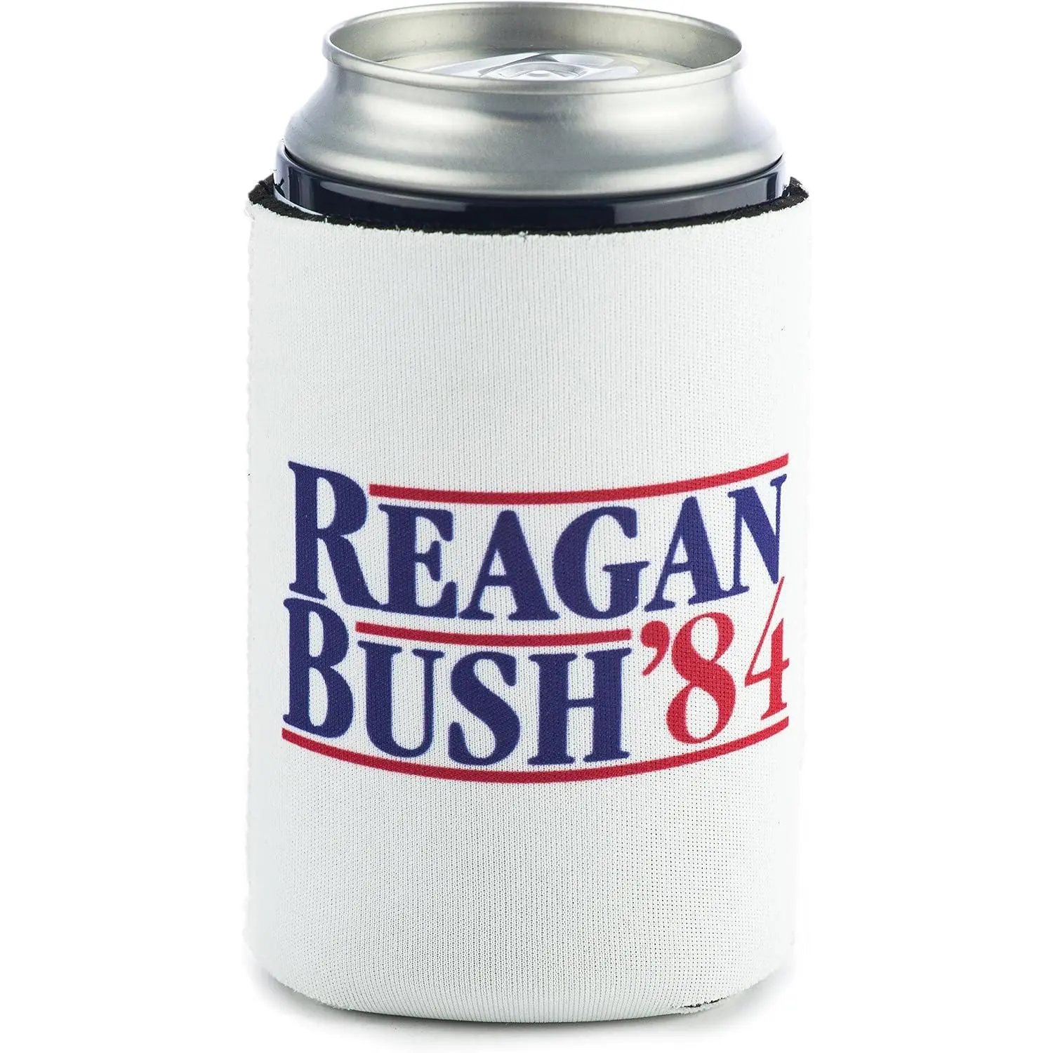 Reagan Bush '84 Collapsible Neoprene Can Coolie - Drink Cooler