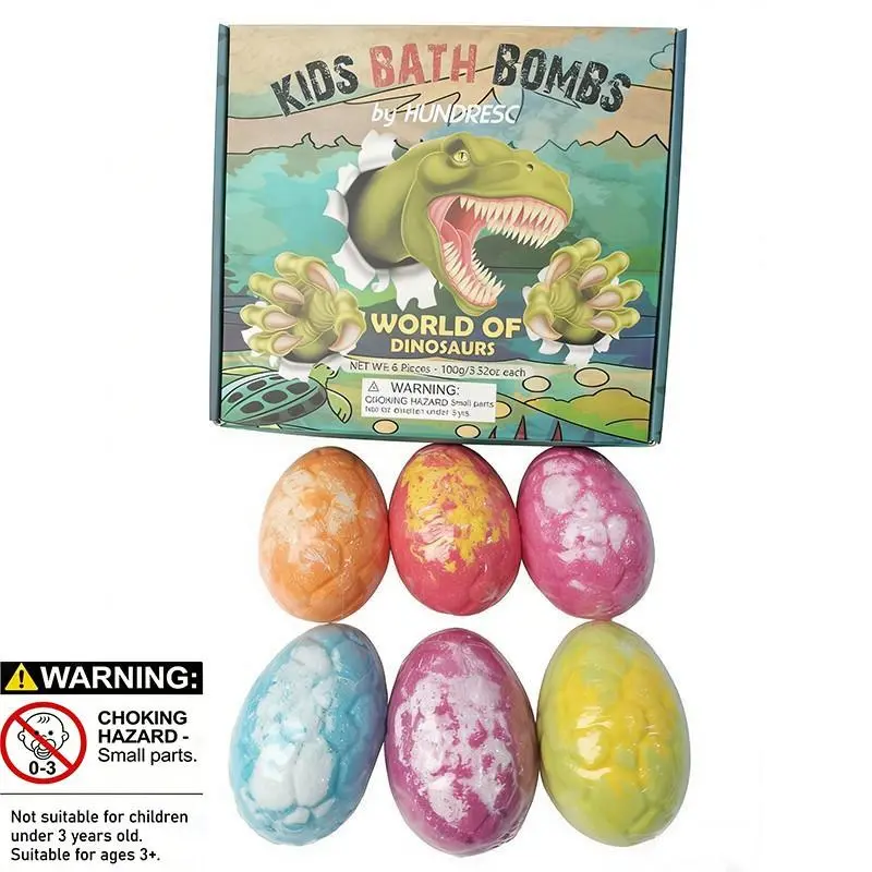 Cute Dinosaur Shape Bath Fizzer Moisturizing Essential Oil Bath Spa Gift
