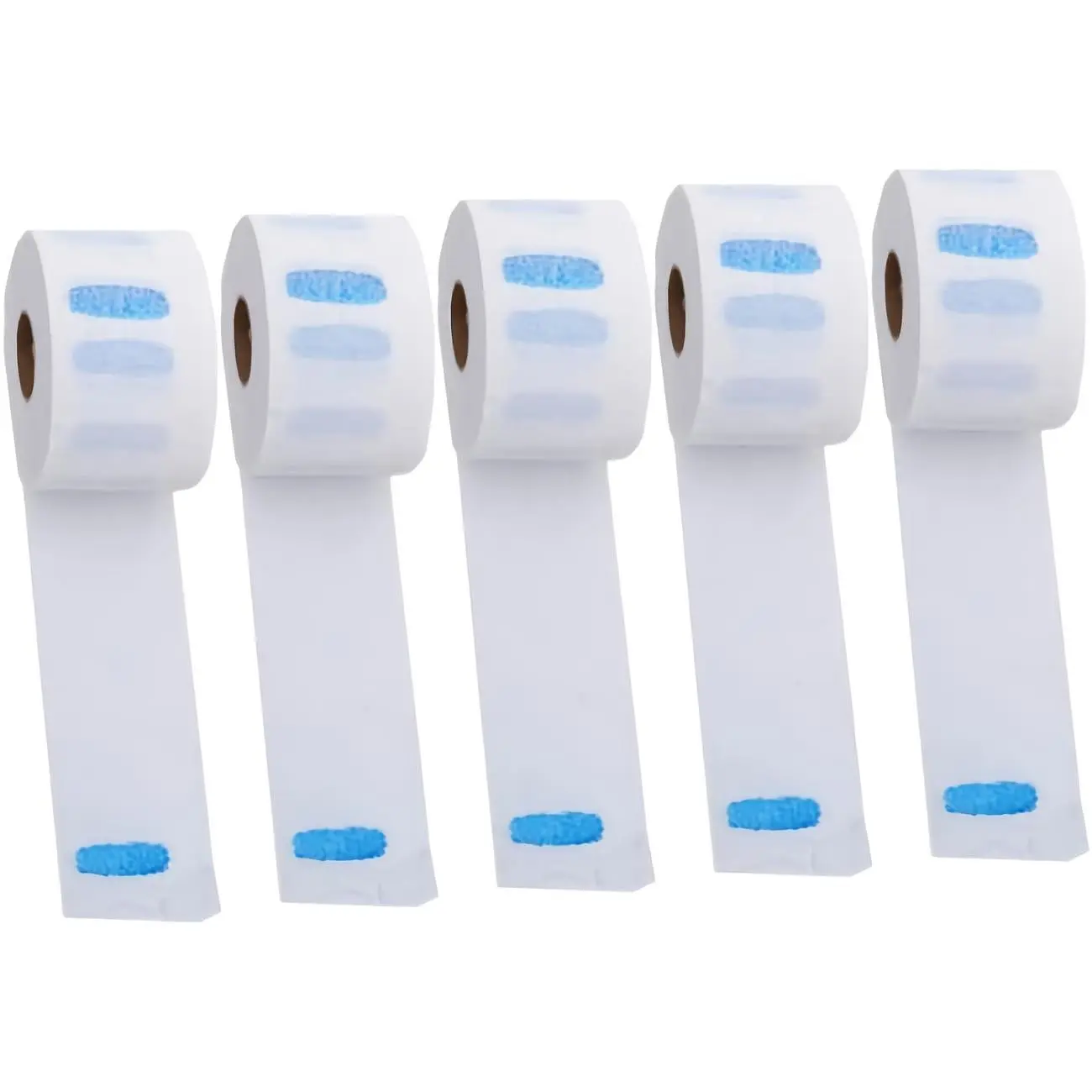 5 Rolls Professional Barber Neck Paper, Adjustable Haircut Neck Strap, Prevents Hair Splatter, Disposable Salon Barbershop Neck Protector, Ideal for Precision Trimming