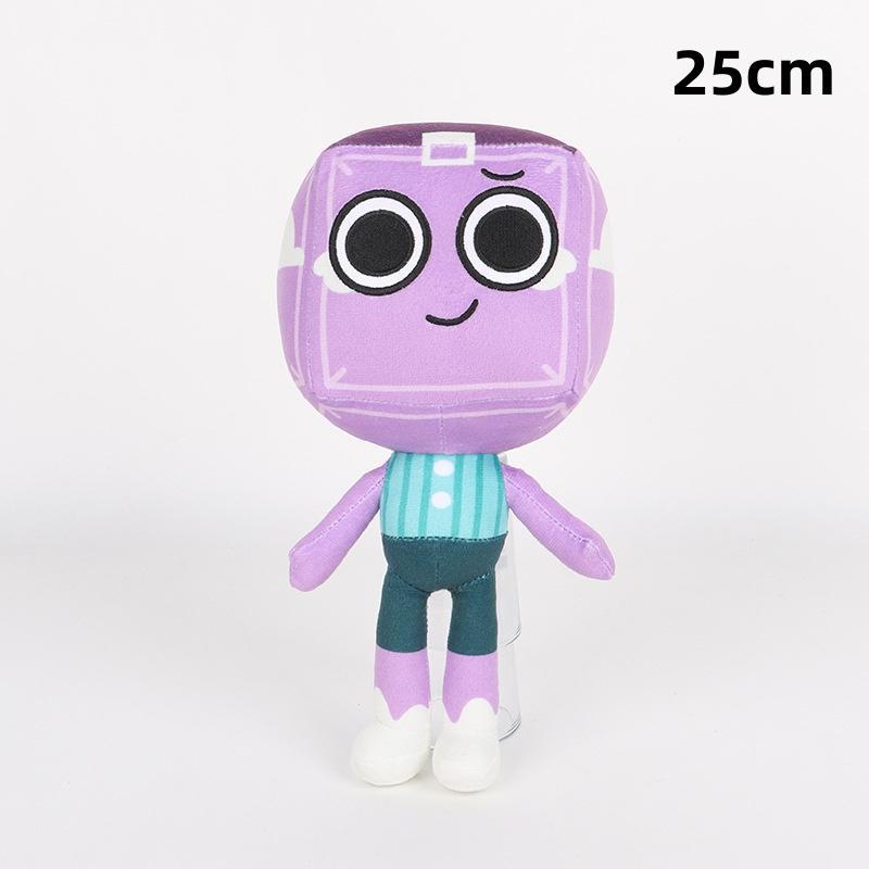 Dandy's World Game Role Pebble Dog Plush Toy Kawaii Cartoon Star-Time Pebble Pretty Present Coal Stuffed Pillow Toy Kids Gifts