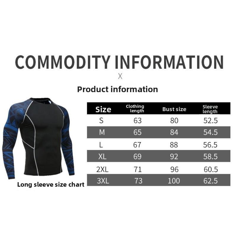 Outdoor cycling clothes, running basketball training, sports clothes, fitness clothes, tops, flower arms, long sleeves, high elastic tights, quick-drying clothes. workout