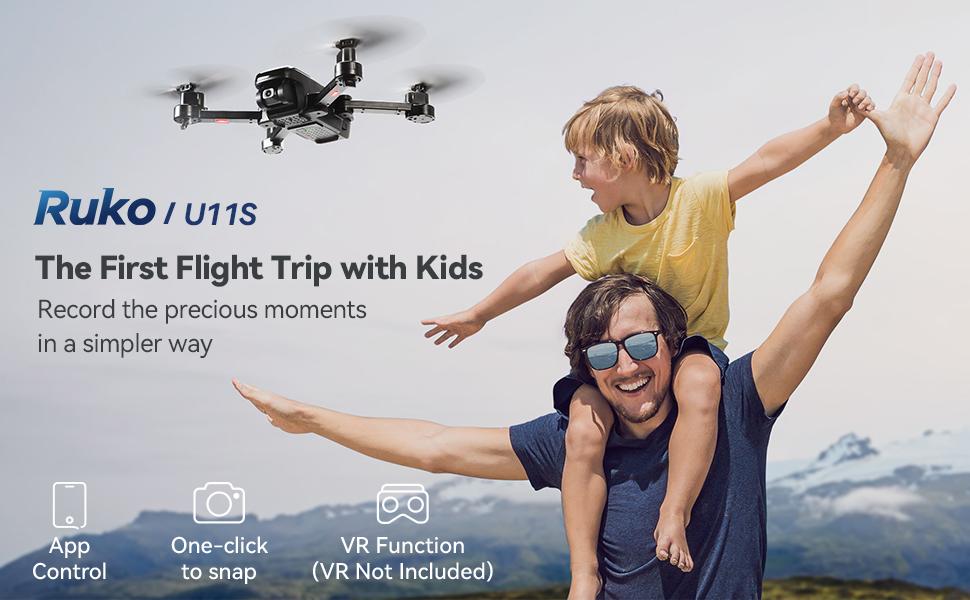 Ruko U11S Drones with Camera for Adults 4k, Built-in Remote ID, 120° FOV, GPS Auto Return, 40 Min Flight, 5G Live Transmission, Foldable Mini FPV Quadcopter for Beginners with Follow Me, Circle Fly Ruko U11S Drones with Camera for Adults 4k, Built-in Remote ID, 120° FOV, GPS Auto Return, 40 Min Flight, 5G Live Transmission, Foldable Mini FPV Quadcopter for Beginners with Follow Me, Circle Fly