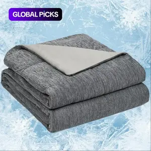 Cooling Blanket, Reversible Cooling Blanket, Lightweight Breathable Silky Soft Blanket, Comfortable Bedding for Hot Sleepers and Night Sweats, Perfect Gift for Loved Ones #TOP PICKS