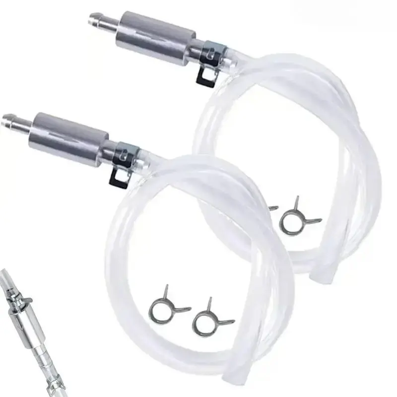 4PCS Universal Brake Bleeder Kit, Car Tools with 1-Way Valve Check Hose, Brake Fluid Bleeding Tool for Cars & Motorcycles, One-Way Valve