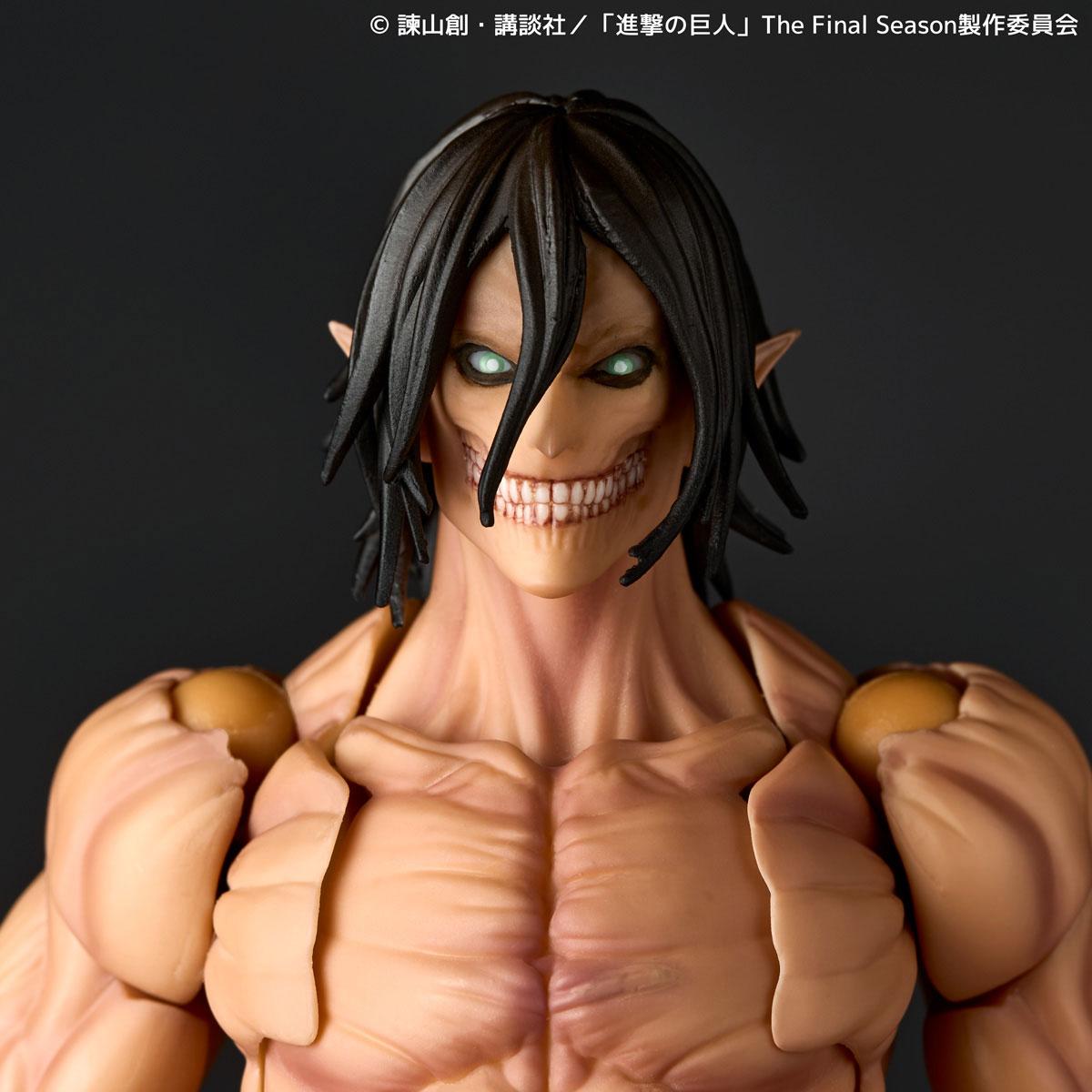 Original In Stock Revoltech AMAZING YAMAGUCHI Eren Jaeger Anime Action Figures Model Collection Toy