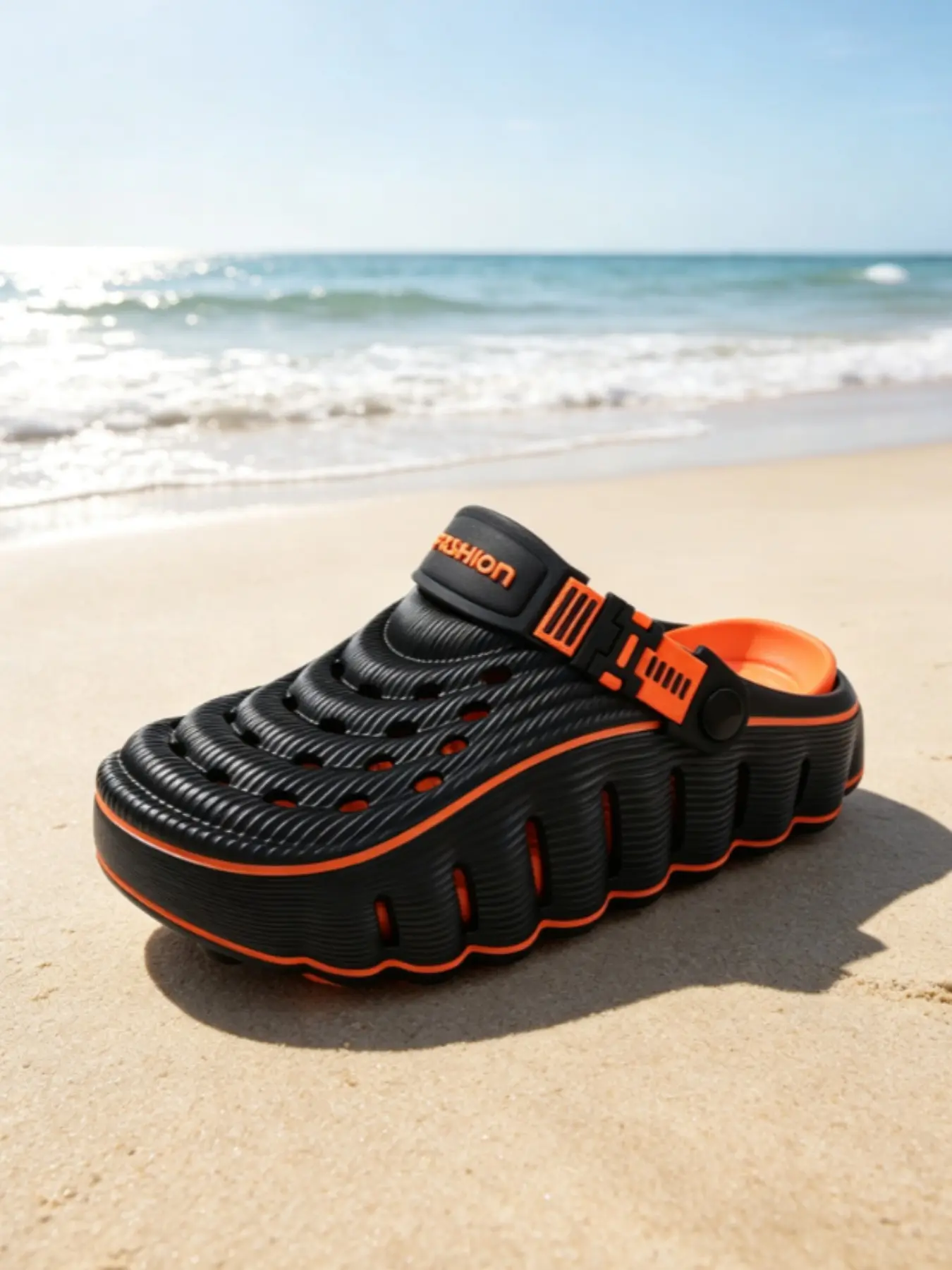 2026 New Style Men Couple Foot Clogs, High Quality Eva Soft Comfort Beach Shoes Outdoor Summer Slippers, Non Slip Waterproof Breathable Shoes for Outdoor Activities
