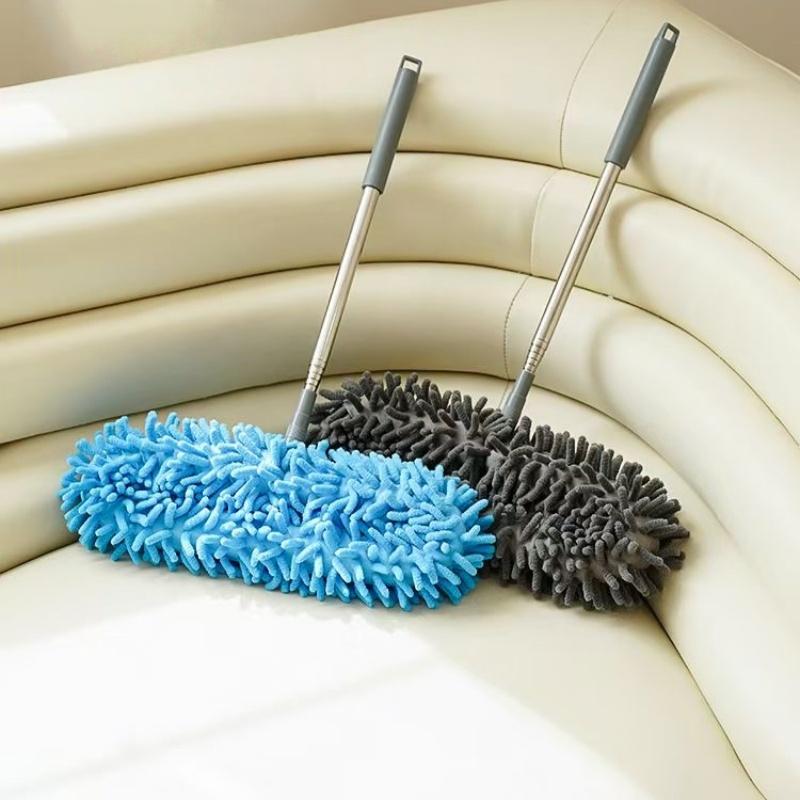 Extendable Telescopic Cleaning Duster Brush for Ceiling Fans, Microfiber Dusting Wand with Adjustable Length, Long Handle for Furniture & Electronics, Home Cleaning Tool