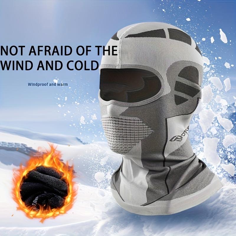 Windproof Thermal Ski & Motorcycle  Mask - Full Face & Head Cover for Men & Women, Cold Weather Riding Gear, Winter Sports with Adjustable Fit, Windproof Fabric (No Power Required) - Skiing, Snowboarding, Motorc