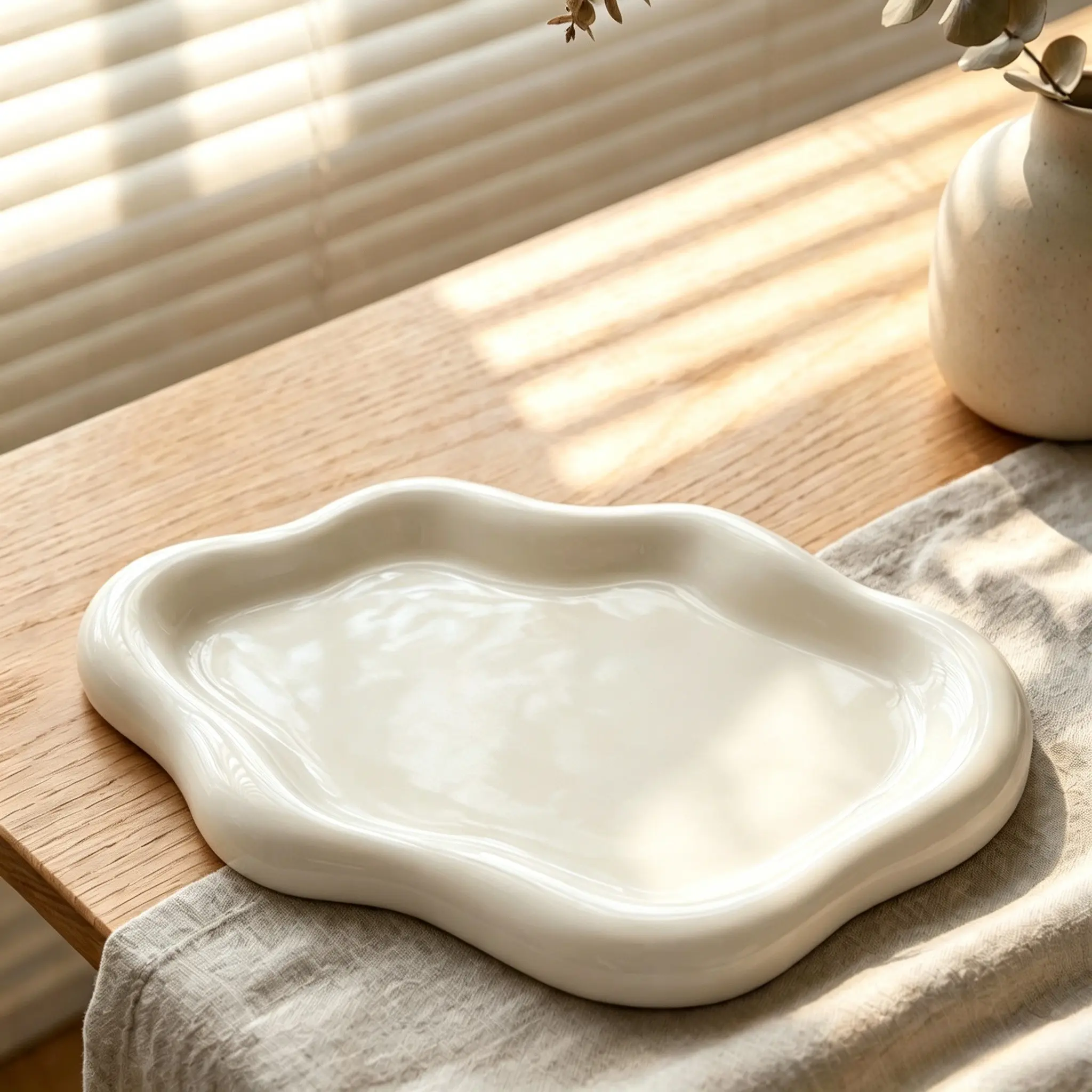Minimalist Irregular Dopamine Cloud Jewelry Tray, Trinket Tray, Aesthetic Elegant Room Decor, Ring Earring Organizer Display Board, Home Photography Prop, Accessory Holder, Decorative Storage Organizers