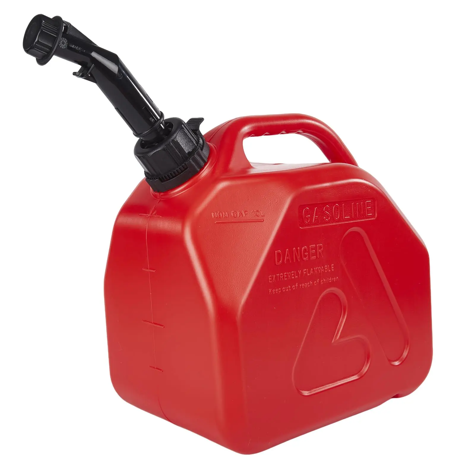 Heavy Duty Portable Fuel Tank for Gas & Fuel Oil - 5L, 10L, 20L Capacity Options - Includes Hose, Nozzle - Ideal for Boats, Garage - Durable Fuel Storage Canister, 2 Pack Option