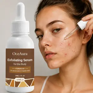 Level 2 Mandelic Acid Serum | Body Acne, Clear Butt Acne, face Acne, Hyperpigmentation, Ingrown Hairs | Daily Skincare, Safe for Sensitive Skin, Skin care