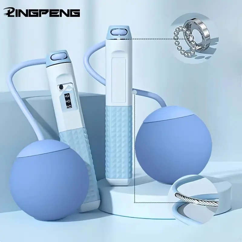 Adjustable Non-Tangling Jump Rope with Counter, Anti-Slip Handle, Ideal for Fitness Training, Suitable for Men, Women, Children