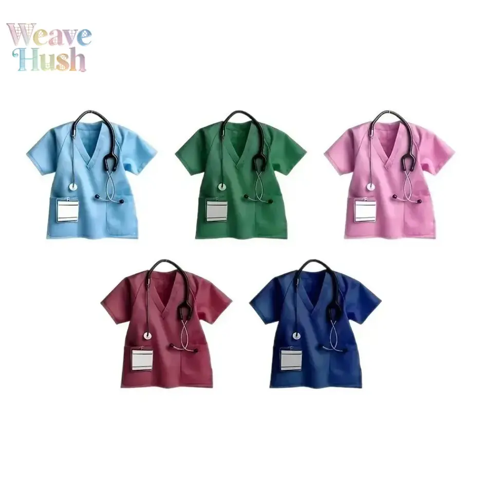Keychains and ID holders, cute and lightweight, with identification clips and lanyard accessories. Durable and practical, also an ideal gift for nursing graduations, Christmas, and Valentine's Day.