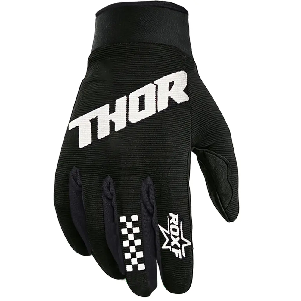 Full Finger Breathable Motocross Riding Gloves, Motorcycle Gloves, Motorcycle Protective Gear, Touch Screen Anti-Slip Wear Resistant MTB Dirt Bike Protective Gloves, Racing Checkered Lightweight Shock Absorbing Gloves for Cycling