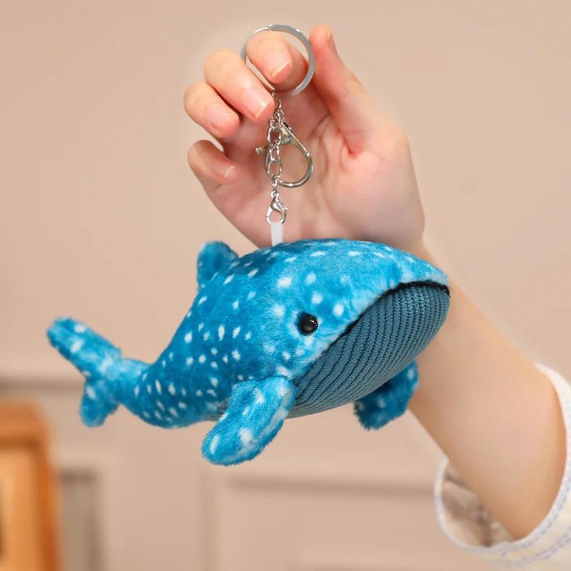 New Cute Animal Plush Doll Whale Shark Anime Stuffed Soft Cushion Pillow Soothing Plush Toy Room Decoration Custom Festival Gift
