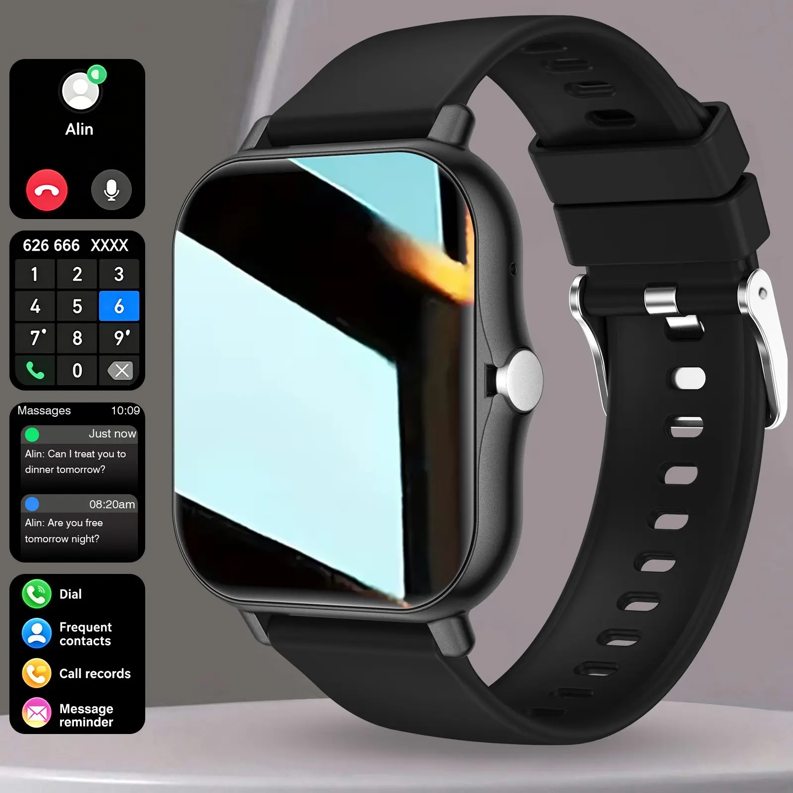 【Black Friday】2026 Unisex HD Touchscreen Smartwatch for Fitness, Supports Calls, Multiple Sports Modes, Remote Camera Control, Fitness Tracking, Ideal Gift