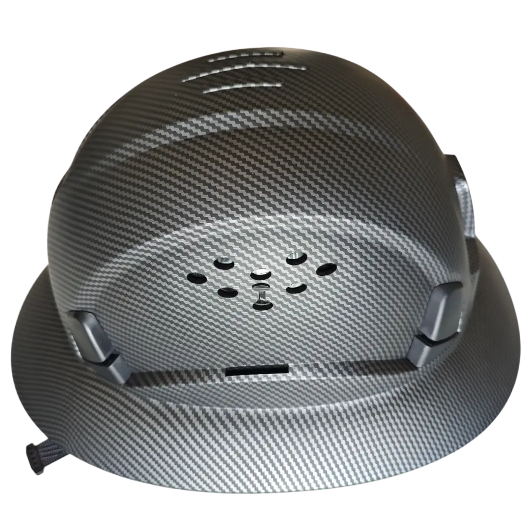 Full Brim Ventilated Outdoor Sports Hat - 6-Point Adjustable Fit, Lightweight, Impact Resistant, HDPE ABS, Universal Accessory Slots, 360° Shade, Rain Runoff, Casual All-Day Wear for Gardening, Driving, Outdoor Work, Head Size, Multi-Function Sun Visor Sp