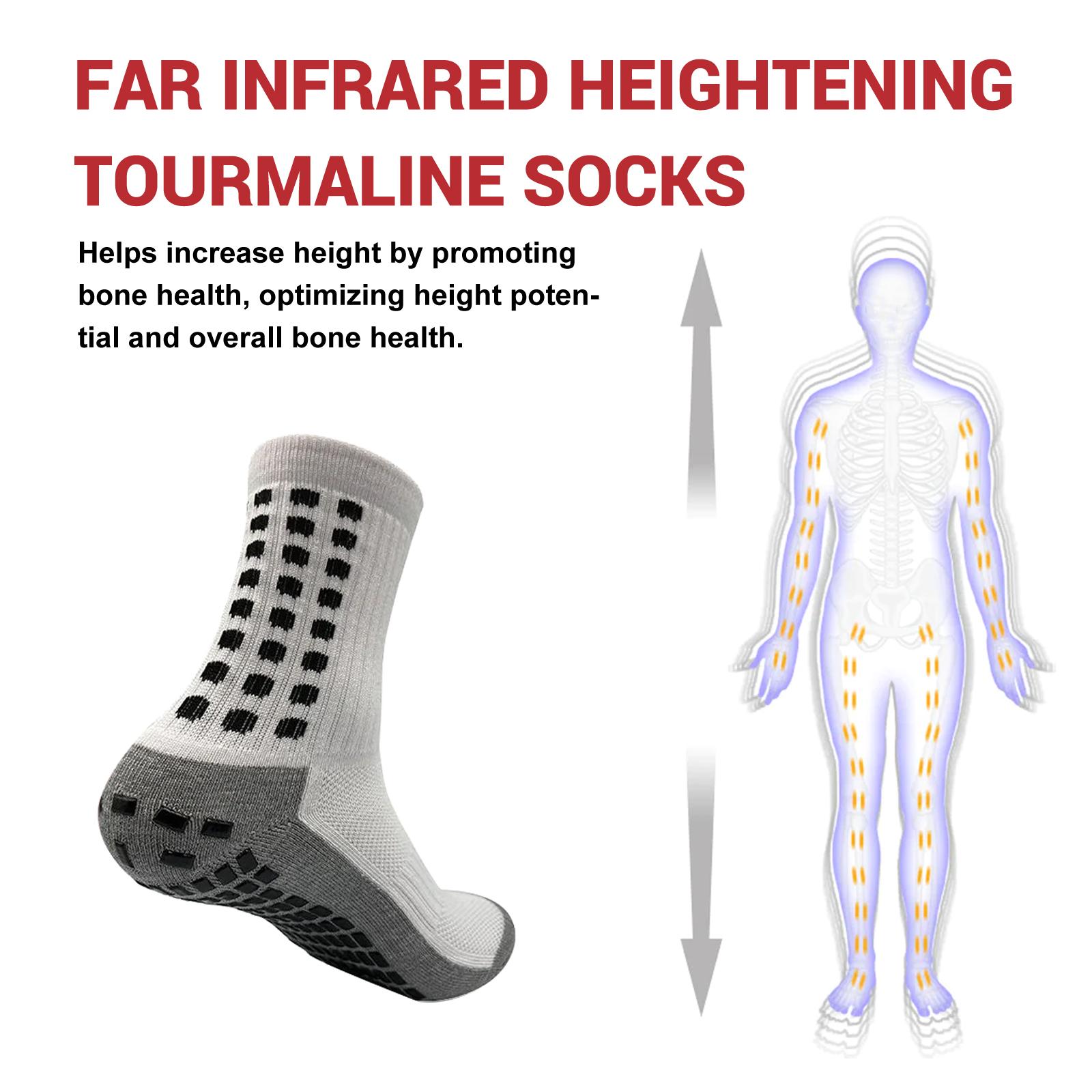 Houkea Ionic Socks Winter Outdoor Foot Warmer Skin-Friendly Breathable Comfortable Warm Body Care Massage Socks