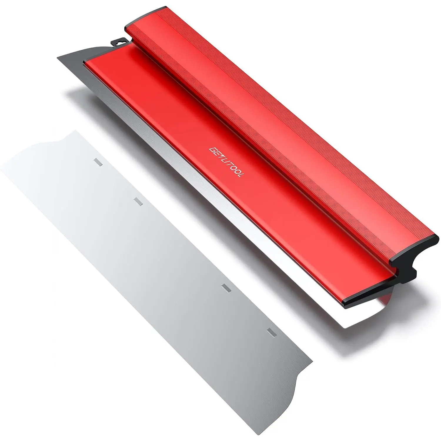 GETLITOOL 60cm Large Stainless Steel Paint Putty Scraper with Spare Replaceable Steel Blade, for Drywall Surface Prep, Efficient Surface Smoothing, Home Improvement & Building Supplies