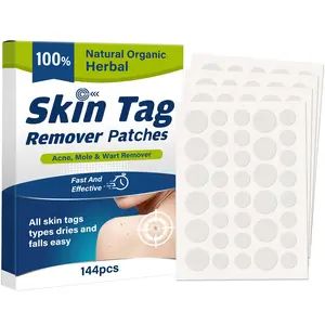 Skin Tag Corrector Patches, Gentle Topical Skin Care Strips for Face Neck Body, Natural Mild Skin Smoothing Patches for All Skin Types, Pack of 144