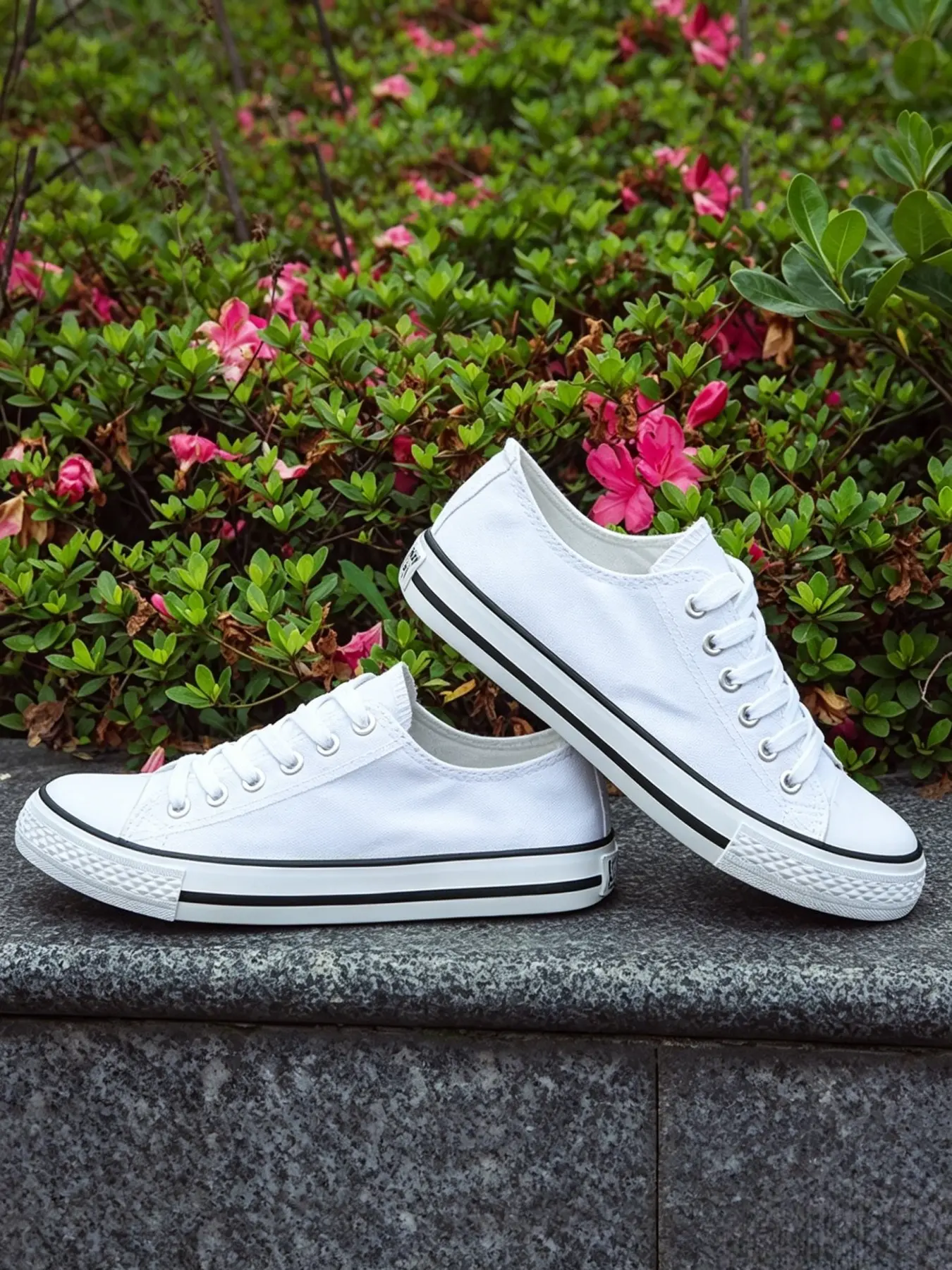 Low-top lace-up canvas shoes for women, lightweight and comfy sneaker trainer casual footwear, classic trendy couple tennis sneakers Lace Up Trainers suitable for daily activities