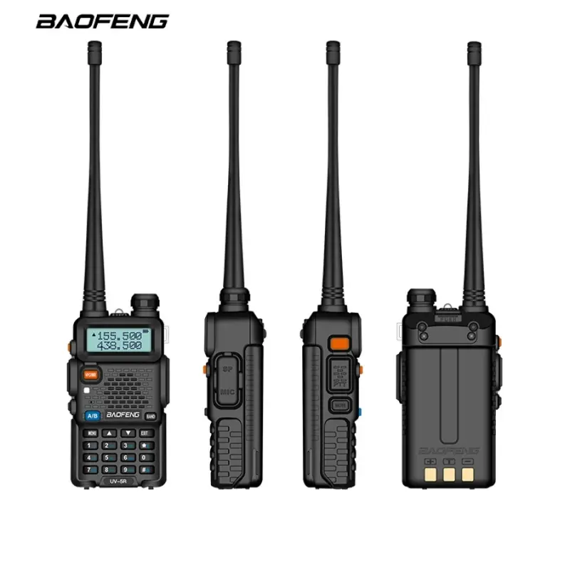 2 Pack  Baofeng UV-5R 8 Watt Ham Two Way Radio Upgrade Version (144-148/420-450Mhz), Dual Band Walkie Talkie