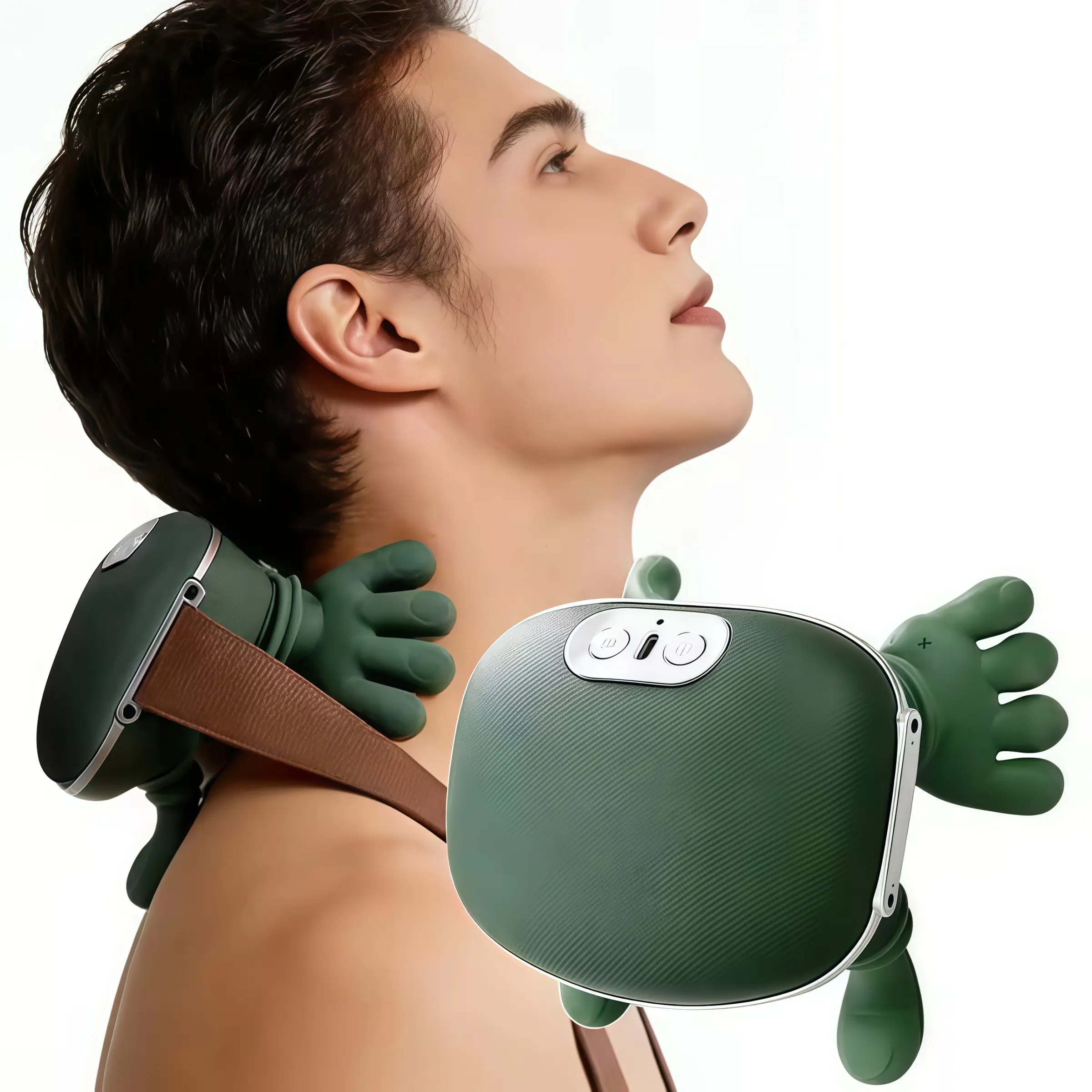 Three-Speed Electric Massage Gun, Unisex Neck Shoulder Massager, Neck Shoulder Relaxer, Professional Handheld Massager, USB Rechargeable Massagers, Ideal Gift for Loved Ones