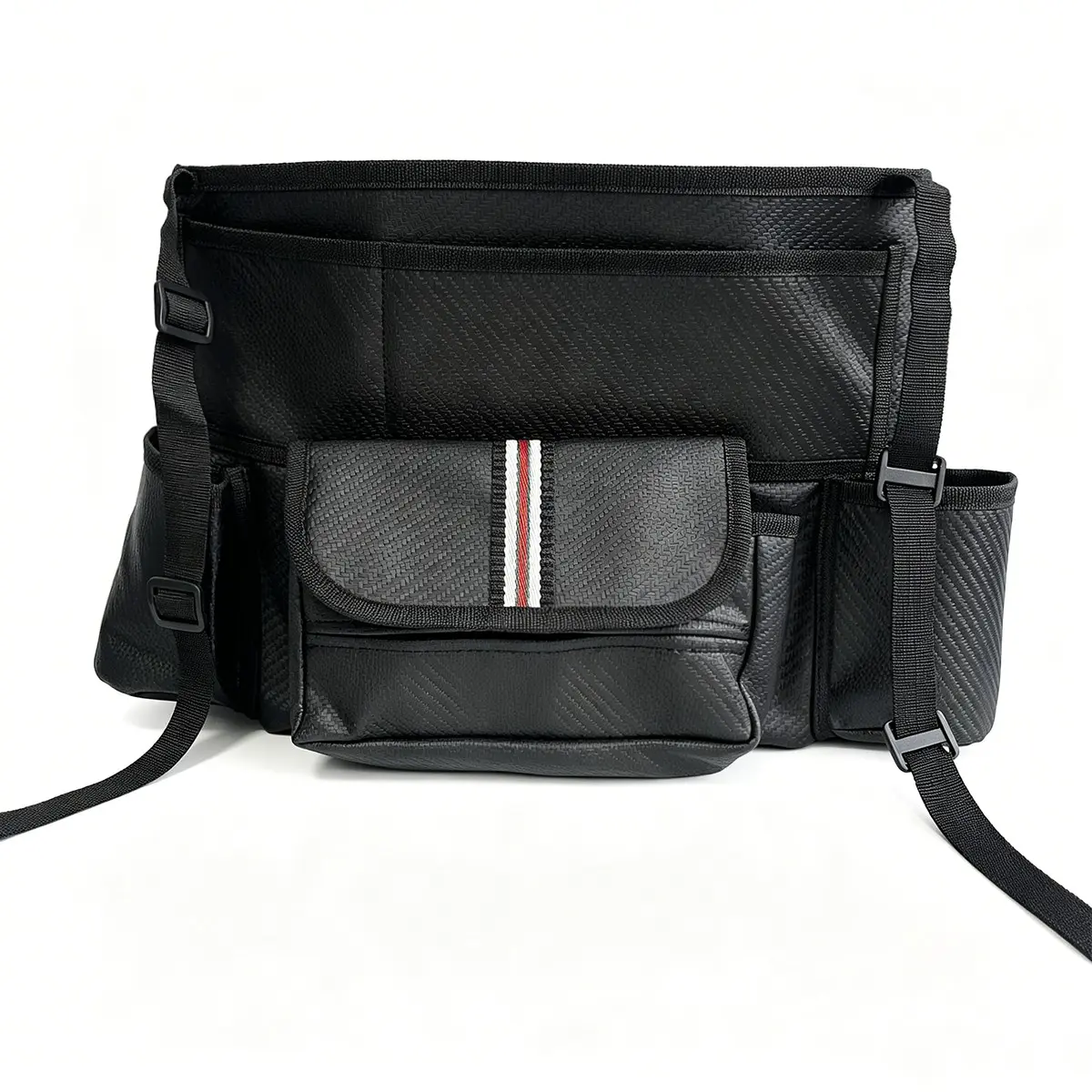 Car Dashboard Organizer, Leather Material, Multi-Pocket Design, Prevents Items From Slipping, Child Isolation, Expands Storage Space