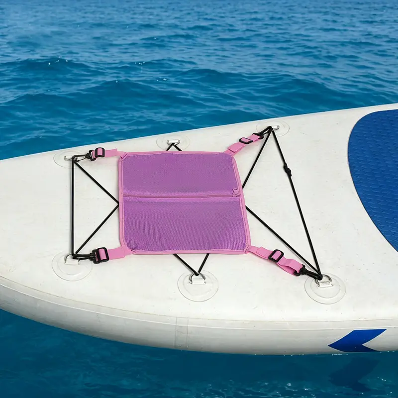 Durable Active Sports Equipment Carrier, Colorful Mesh Paddle Board Organizer, Waterproof Surfboard Storage Bag, Adjustable Strap for Water Sports