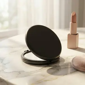 1PC Magnifying Compact Mirror for Purse 1x/2x Magnification Travel Makeup Mirror 2.76 inch Double-Sided Mini Folding Mirror, Foldable Mirror, Cute Small Pocket Mirror for Gift, Travel Essentials, Travel Hand Mirrors